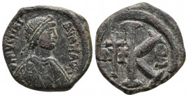 Justinian I Æ 20 Nummi. 537-542.7.2gr 22.4mm