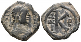 Justinian I Æ 20 Nummi. 537-542. 8.9gr 23.6mm