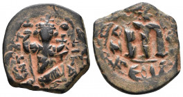 ARAB-BYZANTINE. 670-690 AD. Æ Fals 5.2gr 22.1mm