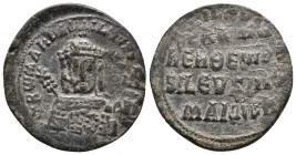 BYZANTINE EMPIRE. Constantine VII and Romanus I. 913-959/920-944. Æ follis. 6.3gr 27.1mm