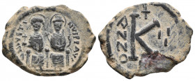 Justin II and Sophia AD 565-578. 7.6gr, 27.3mm