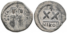 Phocas 602-610 AD, AE follis 6.3gr, 23.3mm