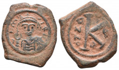 Maurice Tiberius (582-602). Ae. 6.2gr 23.4mm
