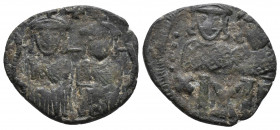 LEON IV. mit Konstantinos VI. 776-780. AE-Follis 4.7gr, 22.4mm