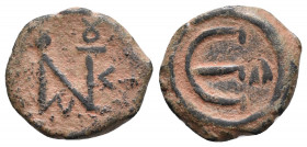 Justin II AD 565-578. Constantinople Pentanummium 2.1gr, 15.3mm