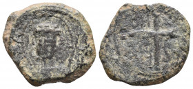 Maurice Tiberius (582-602). Ae. 5.6gr, 21.7mm