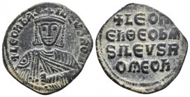 Leo VI 886-912 AD, AE follis, 7.4gr. 26.5 mm