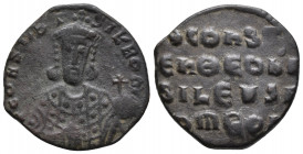 Constantine VII and Romanus I. 920-944. AE follis 7.4 gr 25.6 mm