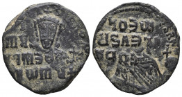 Leo VI 886-912 AD, AE follis, 6.1 gr 25.7 mm