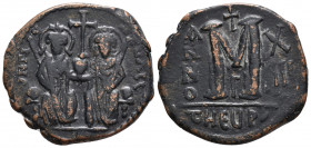 Justin II. 565-578. AE follis Antioch min 14.2gr, 29mm
