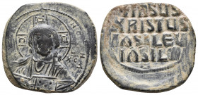 Attributed to Basil II and Constantine VIII AD 976-1028. Constantinople 11.4gr, 28.2mm
