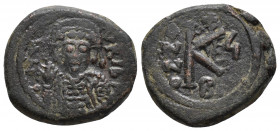 Maurice Tiberius, MS 582-602, AE 5.8gr, 20.2mm
