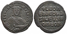 Leo VI, AE Follis, Konstantinopolis 8.5gr 27.5mm