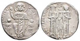 Andronicus II Palaeologus with Micheal IX (1282-1328) Basilikon 2.2gr 21mm