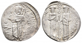 Andronicus II Palaeologus with Micheal IX (1282-1328) Basilikon 2gr 22.1mm