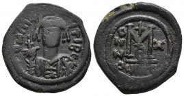 Maurice Tiberius 582-602 AD, AE follis 12.3gr 28.4mm