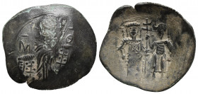 Michael VIII Palaeologus. 1261-1282. Æ Trachy 2.9gr 26.8mm