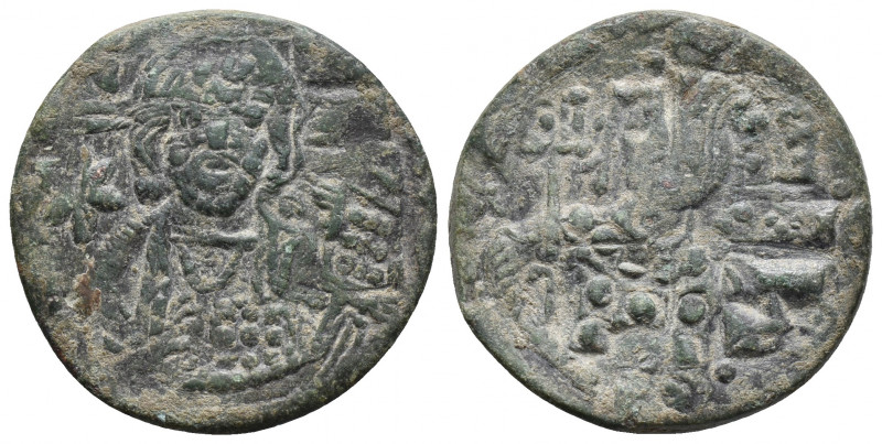 Michael VII Æ Nummus. Constantinople, AD 1071-1078. 5.1gr 24.8mm