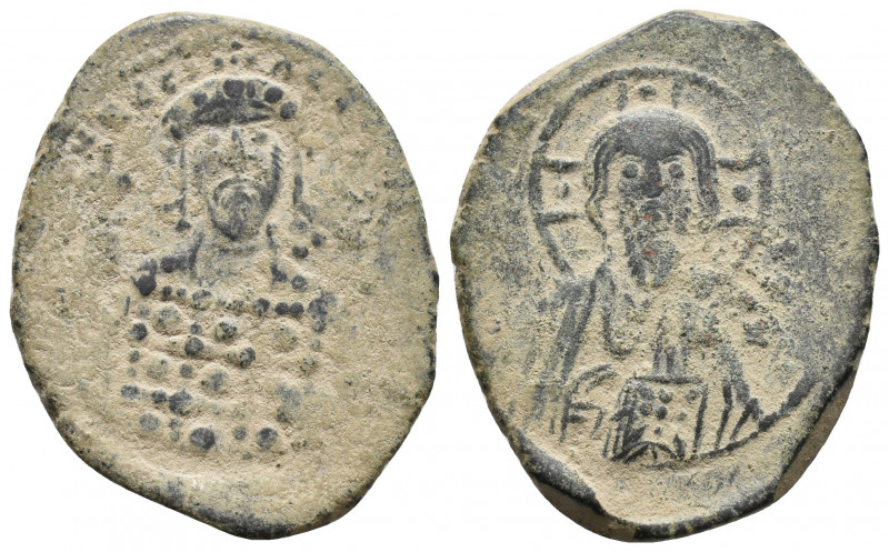 Byzantine Æ Follis - Michael VII (AD 1071-1078) 7.8gr 30.9mm