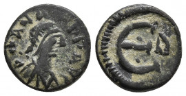 Anastasius I. 491-518. Æ pentanummium 1.8gr 13.1mm