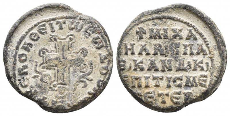 Byzantine Seal, 8th-11th century, 7.5gr, 21.8mm
