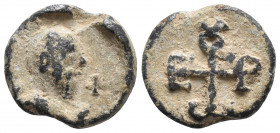Byzantine Seal, 8th-11th century, 5.8gr, 17.2mm