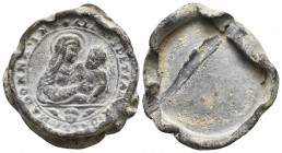 Italy, Venezia, 17th century. PB Theriac box lid 12.1gr 26.5mm