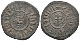 Armenian Kingdom, Cilician Armenia. Levon I. 1198-1219. AE 5.55 g. Diameter: 27 mm.