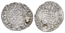 John Sigismund Zapolya, Transylvania Denar 1556. Baia Mare. 0.6gr, 13.8mm