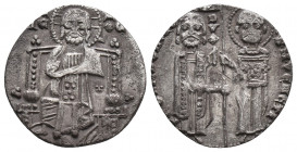 Pietro Gradenigo AD 1289 1311 venice Grosso AR 1.6gr, 18.3mm