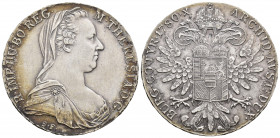 Maria Theresa - 1780 - Early Restrike Thaler. Struck circa 1830 AD (dated 1780 AD"). 28.1gr 40.5mm