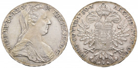 Maria Theresa - 1780 - Early Restrike Thaler. Struck circa 1830 AD (dated 1780 AD"). 28.1gr 41.2mm