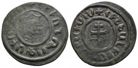 Cilician Armenia, Levon I (1198-1219). Æ 5.7gr 28.3mm