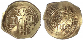Kaiserreich
Andronicus II. und Michael IX., 1295-1320
Hyperpyron 1295/1320, Constantinopel. Christus krönt beide Kaiser/Maria in Stadtmauer. 4,16 g....