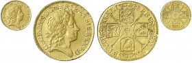 Grossbritannien
George I., 1714-1727
Guinea 1723. Fourth bust. 8,30 g.
gutes vorzüglich, min. Kratzer, selten in dieser Erhaltung. Spink. 3631.