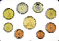 Italien-Kirchenstaat
Franziskus I., seit 2013
Kursmünzensatz mit 50 Euro Goldmünze 2019, 15,00 g. 917/1000. Dazu die Kursmünzen von 1 Cent bis 2 Eur...