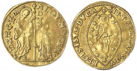 Italien-Venedig
Alvise Mocenigo III., 1722-1732
Zecchino o.J. 3,4 g.
sehr schön. Friedberg 1379. Paolucci 120.
