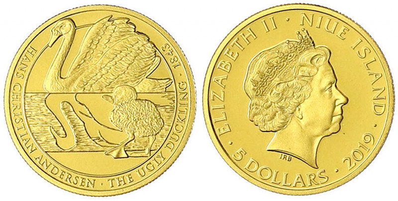 Niue
Selbständig, seit 1922
5 Dollars 2019. Hans Christian Andersen - Das häss...