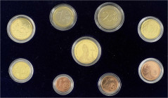 San Marino
Münz-/Medaillenset 2013 mit komplettem Kursmünzensatz v. 1 Cent bis 2 Euro sowie Goldmedaille auf die Proklamation von Johannes Paul II. i...