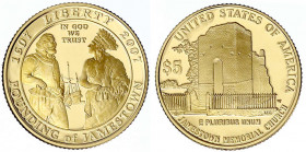 Vereinigte Staaten von Amerika
Unabhängigkeit, seit 1776
5 Dollars 2007. 400 Jahre Jamestown. 8,35 g. 900/1000. Im Originaletui mit Zertifikat und U...