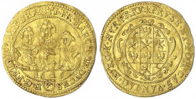 Brandenburg-Franken
Friedrich, Albert und Christian, 1625-1634
Dukat 1626, Nürnberg. 3,25 g.
sehr schön. Friedberg 328. Slg. Wilmersdörffer 866.