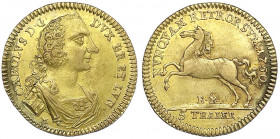 Braunschweig-Wolfenbüttel
Karl I., 1735-1780
5 Taler 1750 M/EK. 6,63 g.
sehr schön. Welter 2694. Friedberg 714.