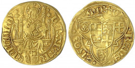 Köln-Erzbistum
Hermann IV., 1480-1508
Goldgulden 1503, Zons. 3,21 g.
fast sehr schön. Noss 492. Friedberg 803.