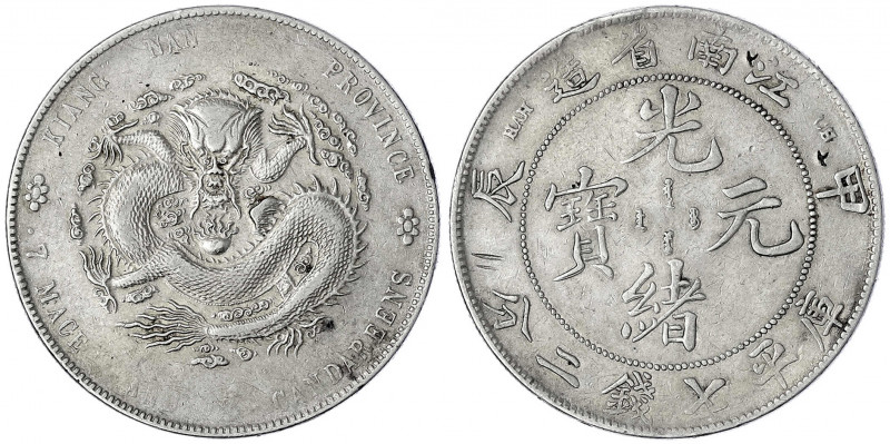 China
Qing-Dynastie. De Zong, 1875-1908
Dollar (Yuan) Jahr Chia Chen = 1904, P...