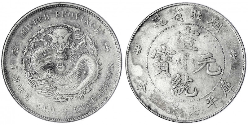 China
Qing-Dynastie. Pu Yi (Xuan Tong), 1908-1911
Dollar (Yuan) o.J. (1909) Pr...
