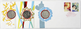 China
Volksrepublik, seit 1949
3 verschiedene Yuan 1984 in 3 Numisbriefen mit Briefmarken auf FDC.
Stempelglanz. Krause/Mishler 104-106 komplett.