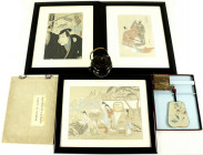 Japan
Varia
7 Antiquitäten aus dem Nachlass des Japan-Pioniers Rudolf Lehmann (Oldenburg 1842-Tokyo 1914): Mappe von K. OGAWA. Souvenir of a Garden ...