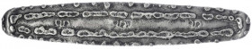 Laos
Königreich, 1591-1707
"Tigerzunge" zu 1 1/2 Tamlung 1571/1707 mit 3 X Stempel Schlangensymbol. 95,10 g.
sehr schön, Revers Klebereste. Mitchin...