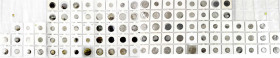 Myanmar (Burma)
Königreich Funan 190-550
51 Silbermünzen von der 1/4 Unit bis zur Unit. Alle in Rähmchen.
meist sehr schön