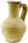 Perser
Reich der Sassaniden
Einhenklige kleine Terrakotta-Vase, 3.-6. Jh. n. Chr. Höhe 93 mm.
intakt
Provenienz: westfälische Sammlung, erworben i...